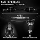 AXLCORE 2 PCS Front Left & Right CV Axle Shaft for Honda 42350-HN5-671 42250-HN5-671 42250-HN5-672 42350HN5671 42250HN5671 42250HN5672-3