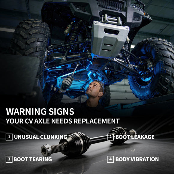 AXLCORE 2 PCS Front Left & Right CV Axle Shaft for Arctic Cat Wildcat Trail 2014-2019 Replaces 2502348 1502954