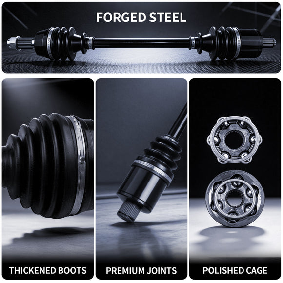 AXLCORE 2 PCS Front Left & Right CV Axle Shaft for Polaris 1332637