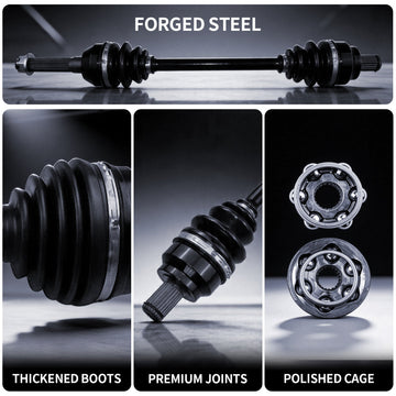 AXLCORE 2 PCS Front Left & Right CV Axle Shaft for Polaris Sportsman 570 EFI / EPS 2014-2017 Replaces 1332931 - 0