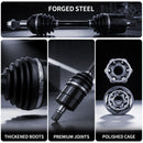 AXLCORE 2 PCS Rear Left CV Axle Shaft for Can-Am Outlander 1000 4X4 EFI DPS / XMR / XT / XTP 2013-2015 Replaces 705501485-2