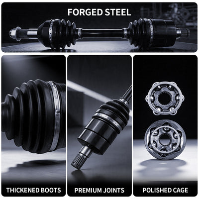 AXLCORE 2 PCS Rear Left CV Axle Shaft for Can-Am Outlander 1000 4X4 EFI DPS / XMR / XT / XTP 2013-2015 Replaces 705501485 - 0