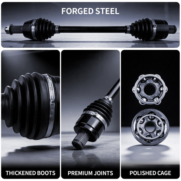 AXLCORE 2 PCS Rear Left &amp; Right CV Axle Shaft for Polaris Sportsman 850 2015–2024 Replaces 1332642 1332809
