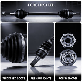 AXLCORE 2 PCS Rear Left & Right CV Axle Shaft for Yamaha Viking 700 YXM700 2014-2022 Replaces 1XD-F531H-00-00 1XDF531H0000 - 0