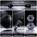 AXLCORE 2 PCS Rear Left & Right CV Axle Shaft for Polaris RZR S 800 EFI 2009-2014 Replaces 1332883 1332638-2