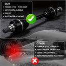 AXLCORE 2 PCS Front Left & Right CV Axle Shaft for Arctic Cat Wildcat Trail 2014-2019 Replaces 2502348 1502954-4