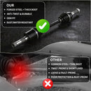 AXLCORE 2 PCS Rear Left CV Axle Shaft for Polaris Ranger 500 2X4 / 4X4 2005-2007 Replaces 1332284-4