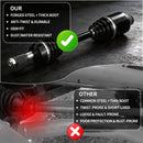 AXLCORE 2 PCS Rear Left & Right CV Axle Shaft for Polaris Sportsman 500 4X4 HO 2003-2005 Replaces 1380240 1380197-5